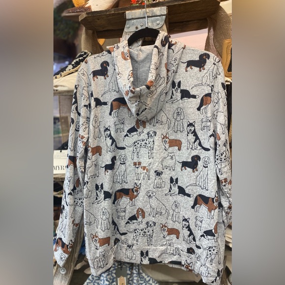 Jacket , brand new, light weight, with pockets and hoodie, super cute and soft. - Picture 3 of 3